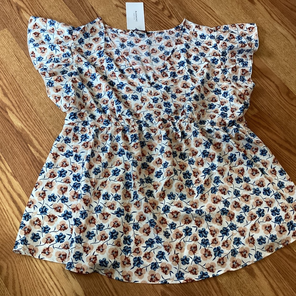 Floral Print Women's Top